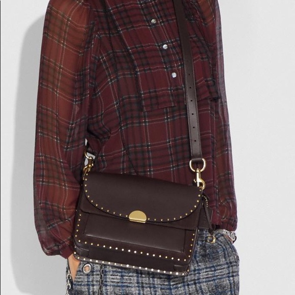 Coach Dreamer Shoulder Bag With Rivets - Picture 2 of 13